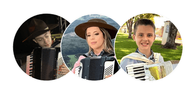Alunos gaiteiros do Maestria no Acordeon